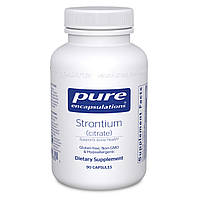 Стронцій Цитрат Pure Encapsulations (Strontium Citrate) 90 капсул