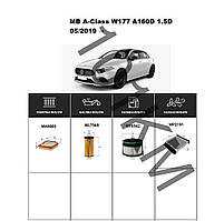 Комплект фільтрів MB A-Class (W177) A160 D 1.5D (2019-) WIX
