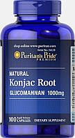 Глюкоманнан, Konjac Root Glucomannan, Puritan's Pride, 1000 мг, 100 капсул