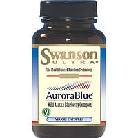 АурораБлу Дикий Аляскинский Чорничний Комплекс, AuroraBlue Wild Alaska Blueberry Complex, Swanson, 200 мг, 30 капсул