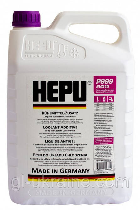 Антифриз-концентрат HEPU EVO G12 фіолетовий, 1.5л (P999-EVO12-005)