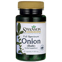 Лук (цибулина), Full Spectrum Onion (Bulb), Swanson, 400 мг, 60 капсул