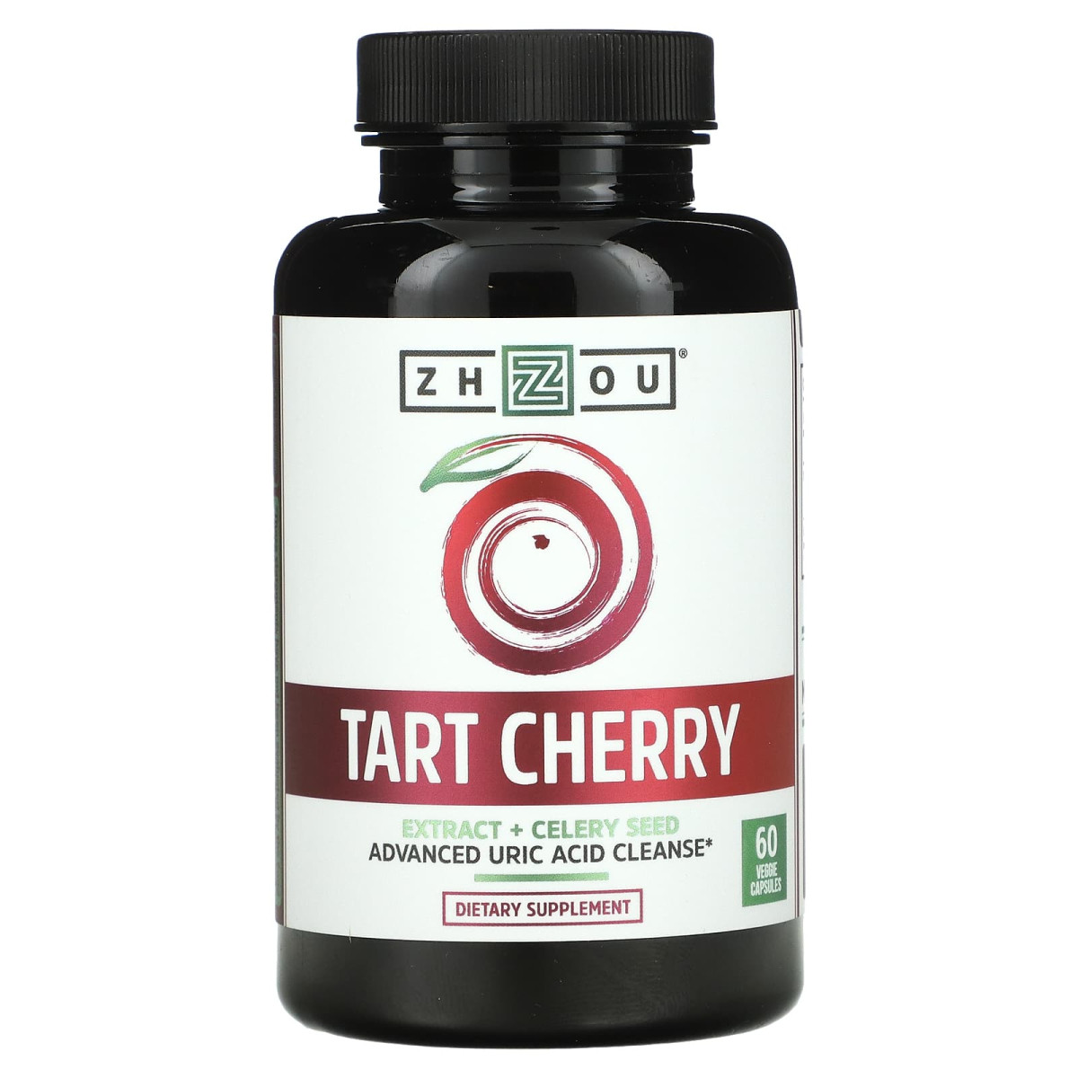 Екстракт вишні + насіння селери, Zhou Nutrition, 60 вегетаріанських капсул