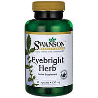 Трава очанки, Eyebright Herb, Swanson, 430 мг, 100 капсул