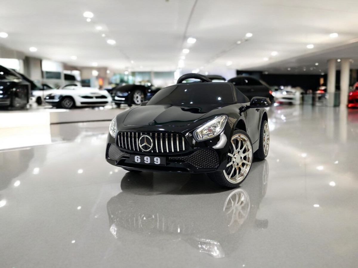 Дитячий електромобіль моделі Mercedes ECS001295 Black / Чорний