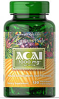 Асаї, Acai, Puritan's Pride, 1000 мг, 120 капсул