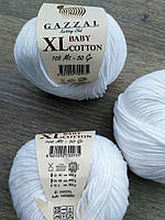 Пряжа Gazzal Baby Cotton XL 3432 білосніжний