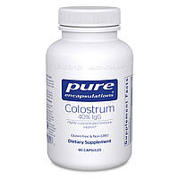 Молозиво 40% з імуноглубіном Pure Encapsulations Colostrum (Contains 40% IgG) 90 капсул