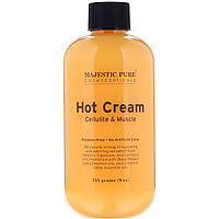 Гарячий крем, целюліт і м'язи, Majestic Pure, 9 унцій (255 г)