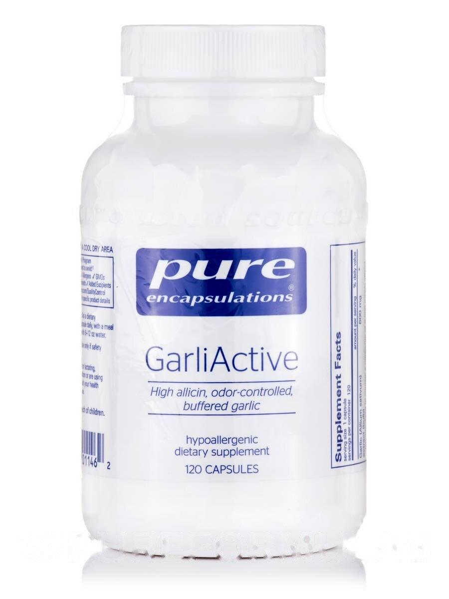 Часник Pure Encapsulations (GarliActive) 120 капсул