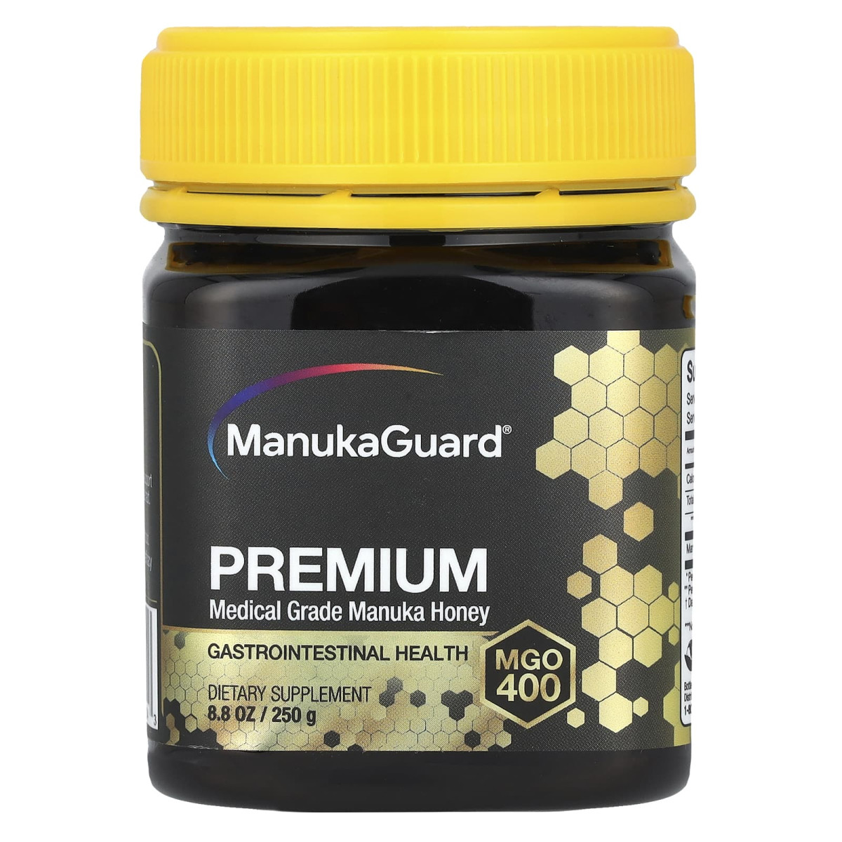 Манука мед 12+ для медичних цілей ManukaGuard (Manuka Honey 400 MGO) 250 г