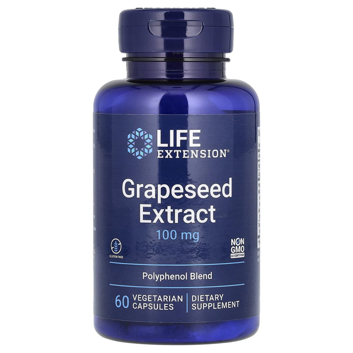 Екстракт виноградних кісточок Life Extension (Grapeseed Extract) 100 мг 60 капсул