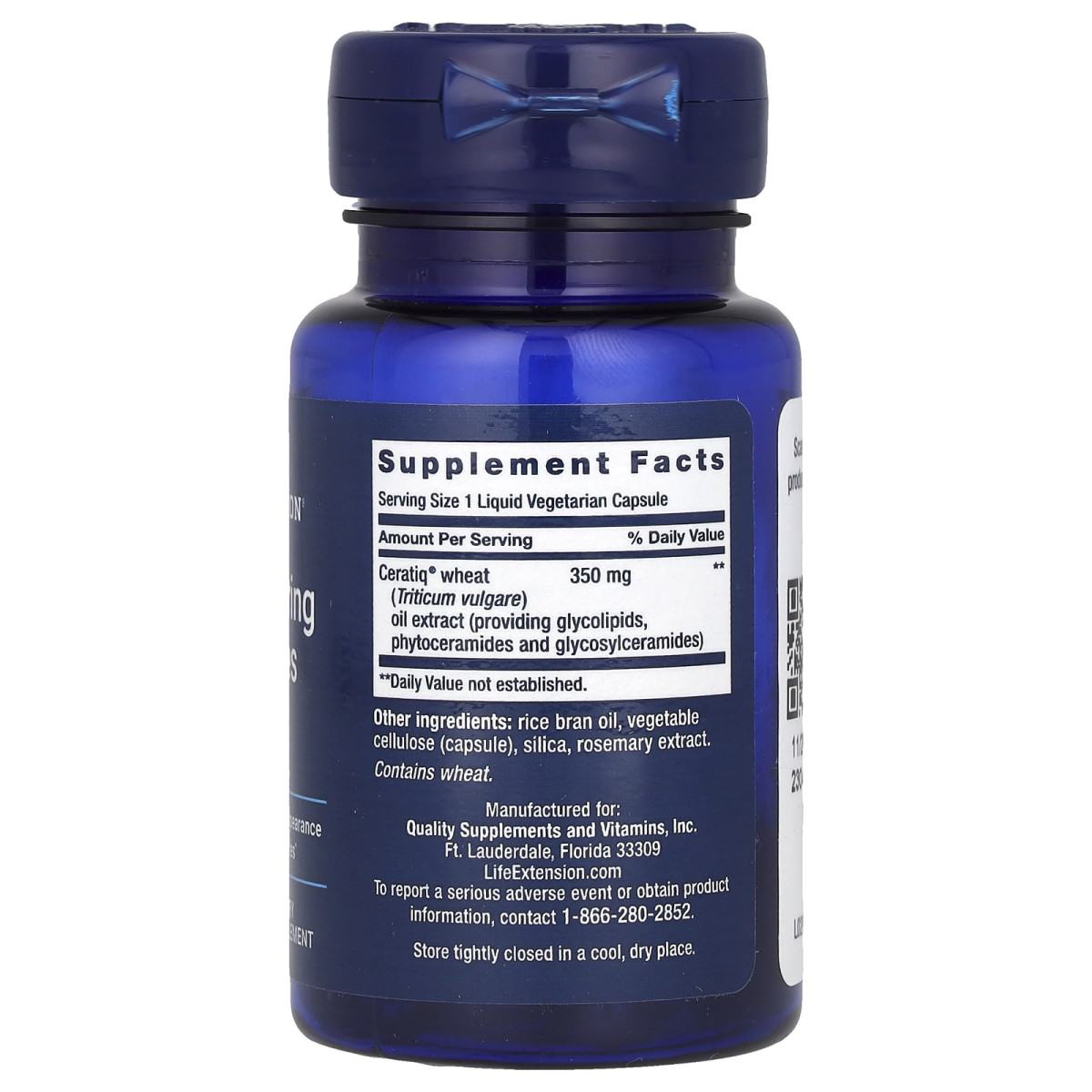 Відновлення шкіри Life Extension (Skin Restoring Ceramides) 350 мг 30 капсул