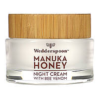 Нічний крем з бджолиною отрутою Wedderspoon (Manuka Honey Night Cream Organic) 50 мл