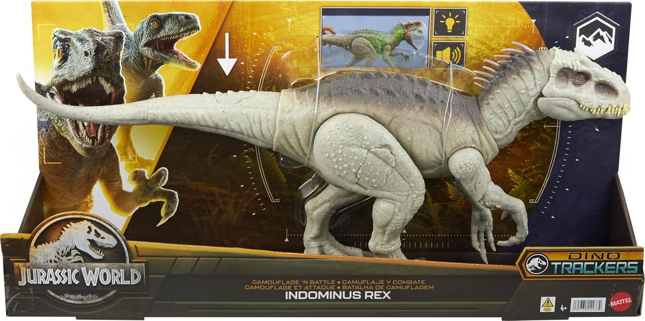 Динозавр Індомінус Рекс Вогні та Звуки 53 см Jurassic World Indominus Rex Mattel HNT64 HNT63 , Міккі Маус, фото 1