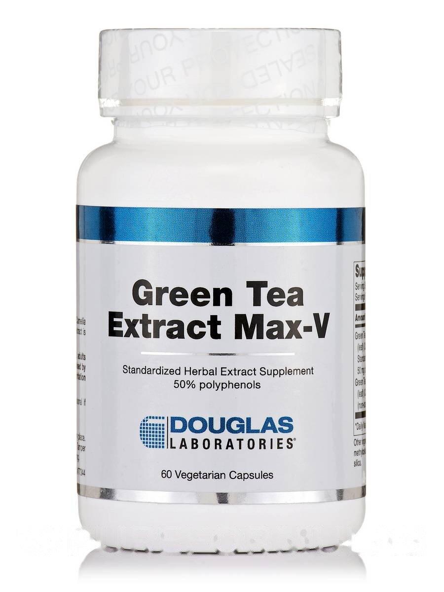 Екстракт зеленого чаю Douglas Laboratories (Green Tea Extract Max-V) 60 вегетаріанських капсул