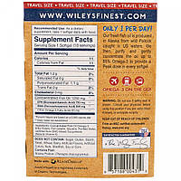 Аляскінський риб'ячий жир Wiley's Finest (Wild Alaskan Fish Oil) 1250 мг 10 капсул