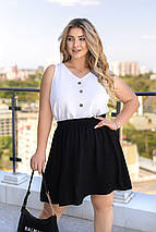 Костюм зі спідницею літній "Array" | Норма и батал, фото 3