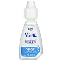 Стерильне засіб для покращення стану втомлених і сухих очей, Visine, 0,5 рід унц (15 мл)