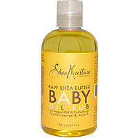 Олія від дитячих попрілостей із сирим маслом ши SheaMoisture (Raw Shea Butter Baby Oil Rub) 236 мл