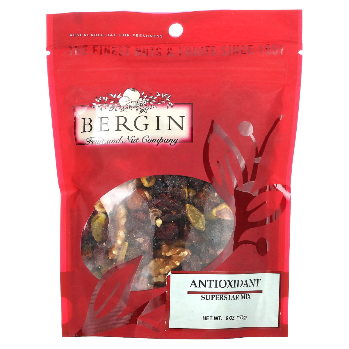 Антиоксидант, Суперстар Мікс, Bergin Fruit and Nut Company, 170 г