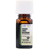 Масло майорану материнки органік Aura Cacia (Marjoram Sweet) 7.4 мл