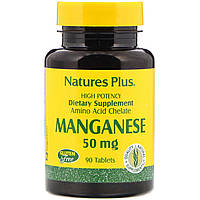 Марганець Nature's Plus (Manganese) 50 мг 90 таблеток