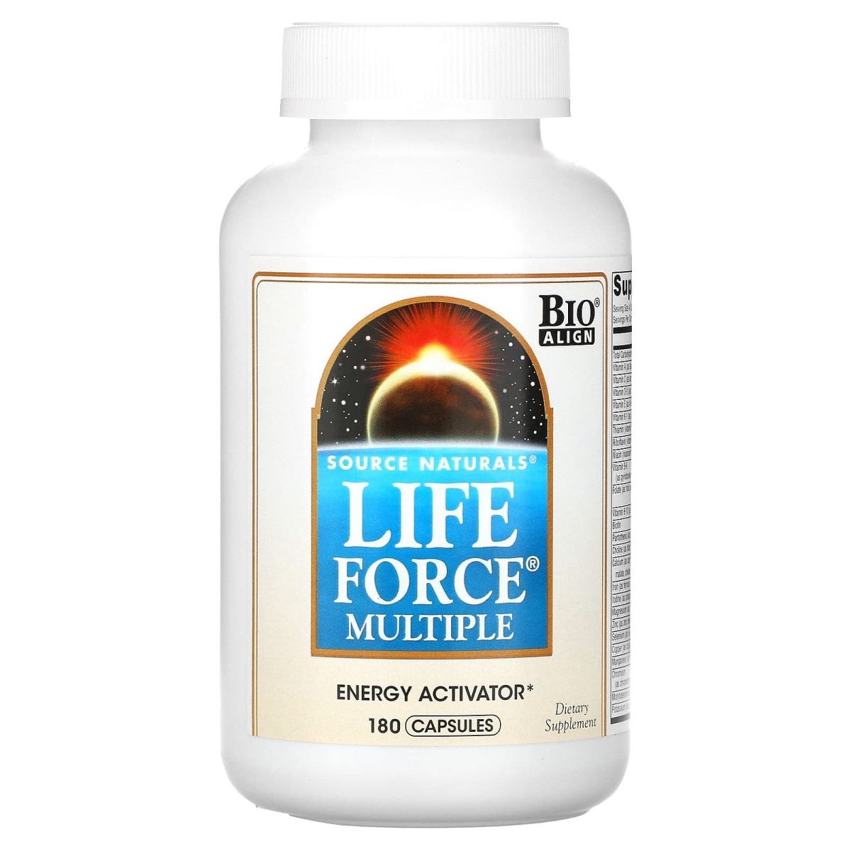 Мультивітаміни, Life Force, Source Naturals, 180 капсул
