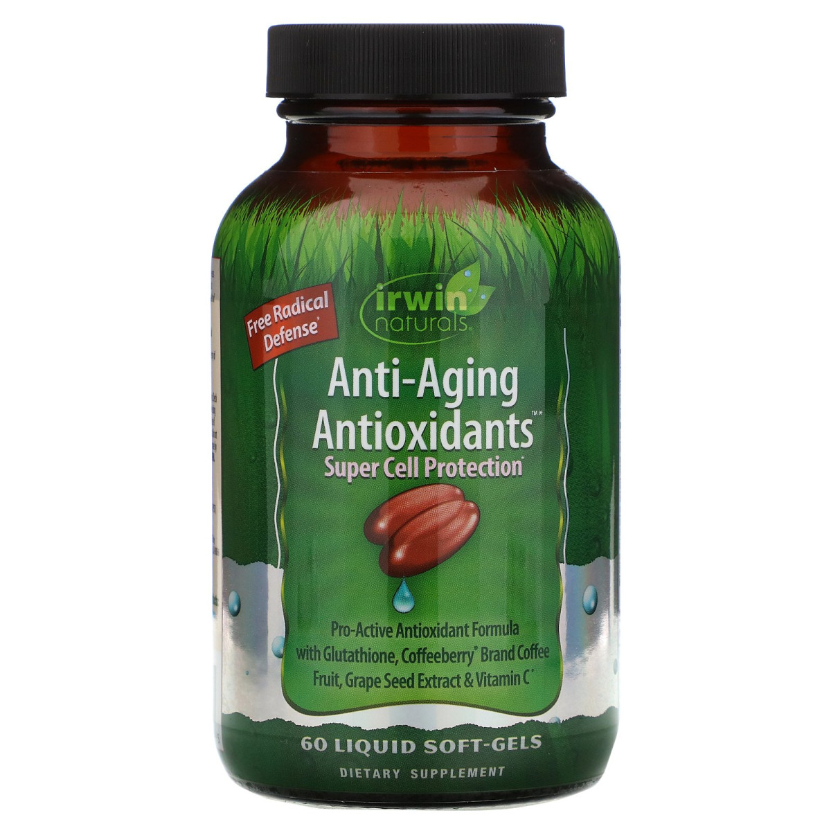 Антиоксиданти антивікові Irwin Naturals 60 гелевих капсул