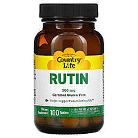 Рутин, Country Life, 500 мг, 100 таблеток