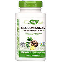Глюкоманнан Nature's Way (Glucomannan Konjac) тисячу дев'ятсот дев'яносто п'ять мг 180 капсул