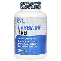L-аргінін AKG 500 мг 120  капс L-аргінін з альфа-кетоглутаратом EVLution Nutrition США