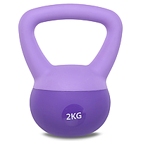 Гиря м'яка 2 кг SP-Sport SOFT KETTLEBELL FI-0122-2