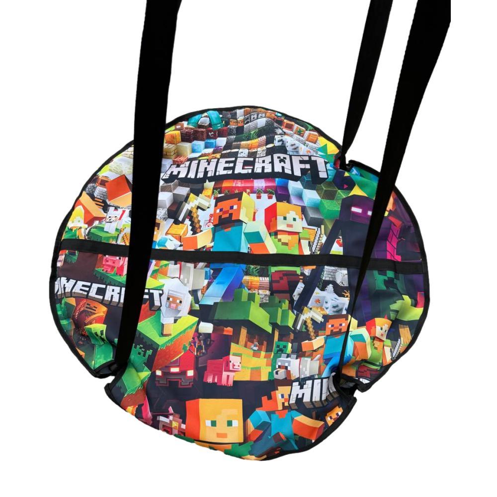 Гойдалка підвісна для дітей та дорослих, гніздо лелеки "Майнкрафт" KK-01Minecraft, фото 1