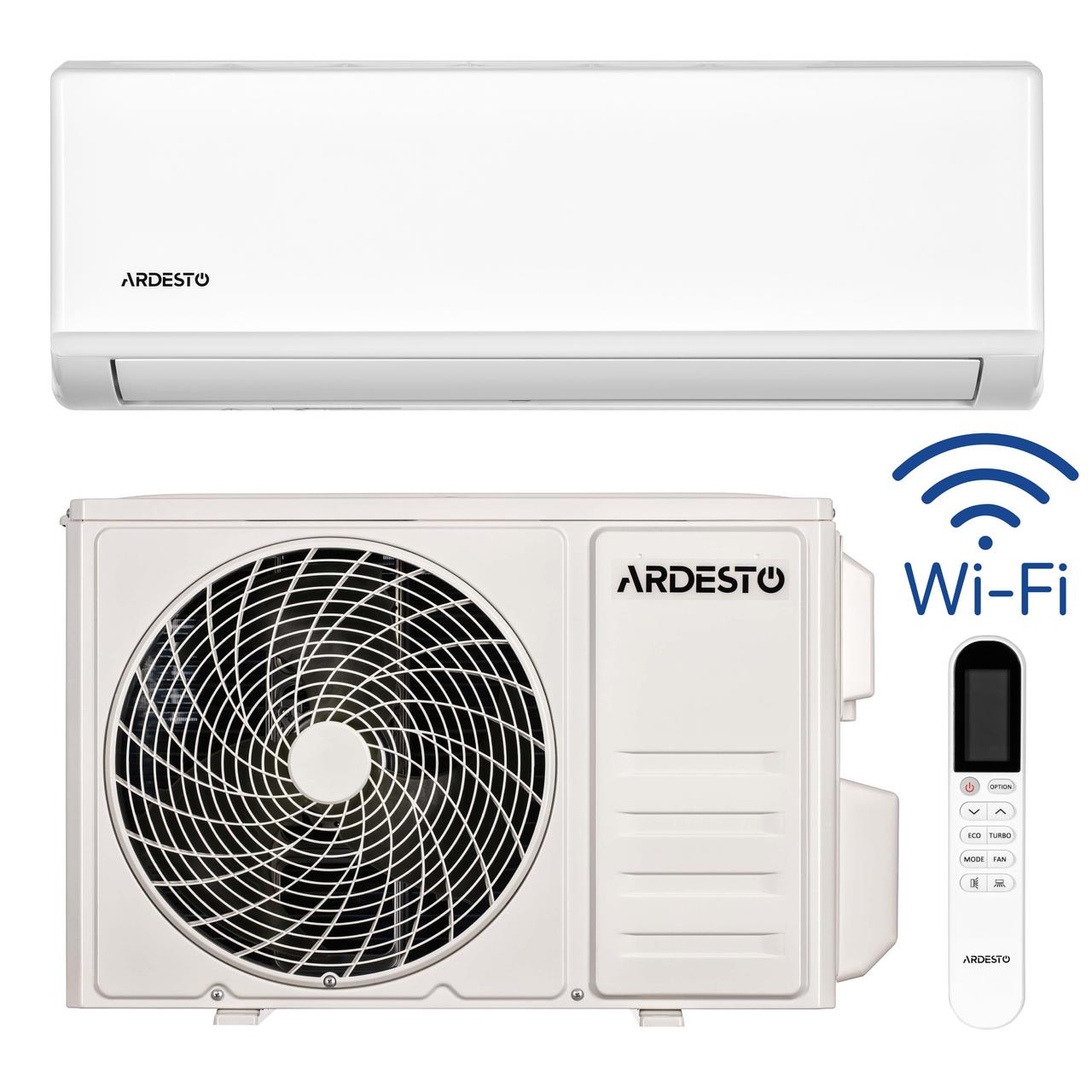 ARDESTO Кондиціонер CoolAir 35м2 on/off 12000BTU 3.5кВт A/A -7°С Wi-Fi R32 білий, фото 1