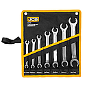 Набір розрізних ключів в чохлі 7 од. JCB Tools JCB-5075 Luxprice, фото 3