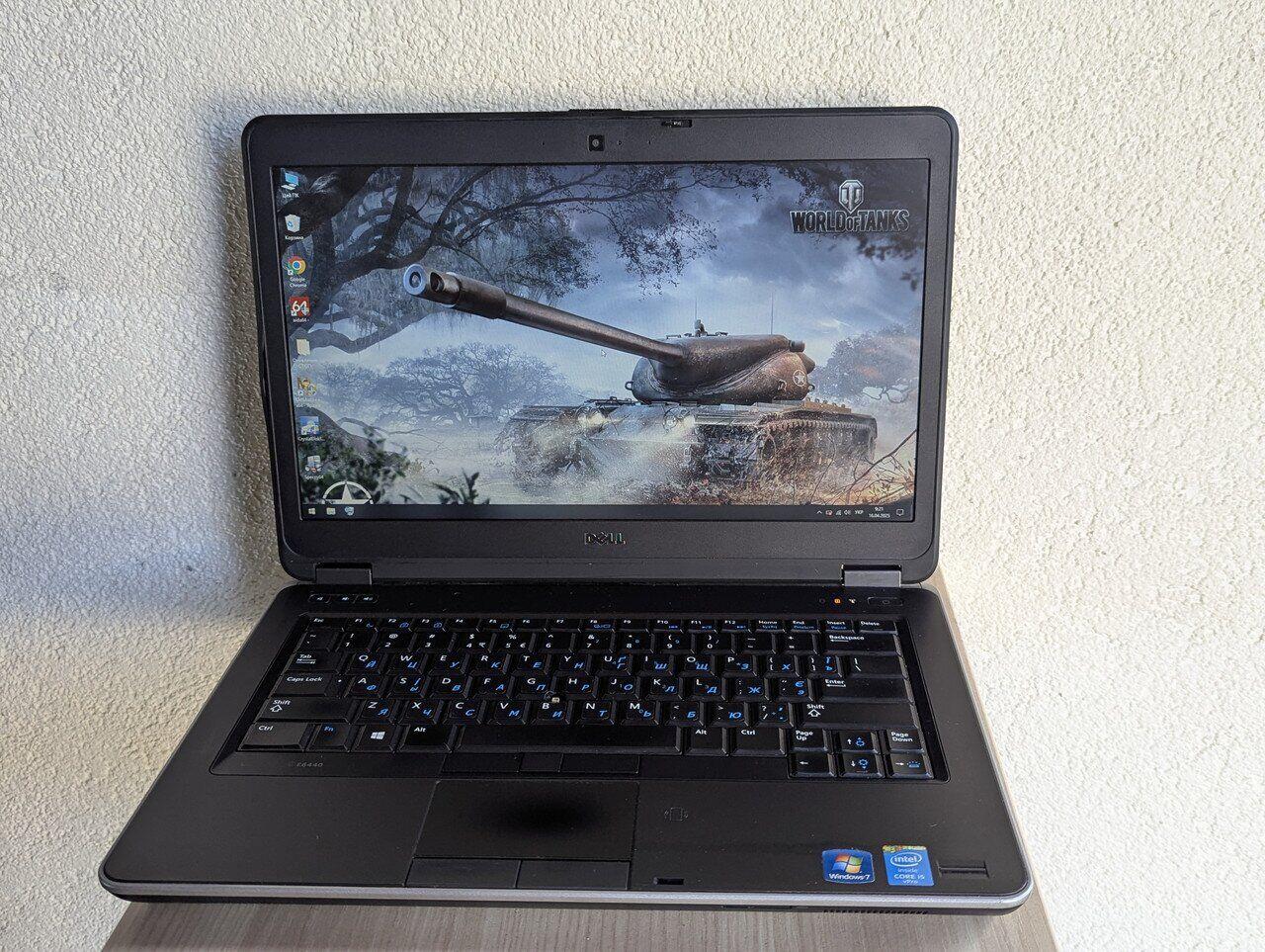 Б/в Ноутбук Б-клас Dell Latitude E6440 14" 1366x768| Core i5-4310M| 8 GB RAM| 128 GB SSD| HD 4600