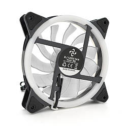 Кулер корпусний 12025 DC sleeve fan 4pin - 120*120*25мм, 12V, 1200об/хв, RGB, двосторонній