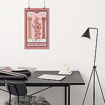 Плакат "Верховна Жриця, карта Таро, 02 - The High Priestess", 60×36см, фото 4