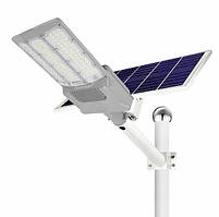 Вуличний ліхтар Vargo HYBRID Solar із сонячною батареєю + 220 V на стовп 3VPP, 1 режим, 200 W, ip65, вбудований