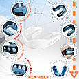 Капа Shock Doctor Gel Max дитяча (вік до 10р.) White (art. 6150-TC-YTR), фото 5