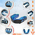 Капа Shock Doctor Gel Max доросла (вік 11+) Black/Blue (art. 6100-BB-AD), фото 5
