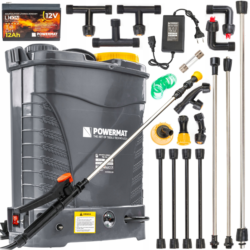 Обприскувач акумуляторний 16л Powermat (Польща)