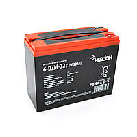 Тягова акумуляторна батарея AGM MERLION 6-DZM-32, 12V 32Ah M5 (218x95x175мм), 9,5 кг. Q2