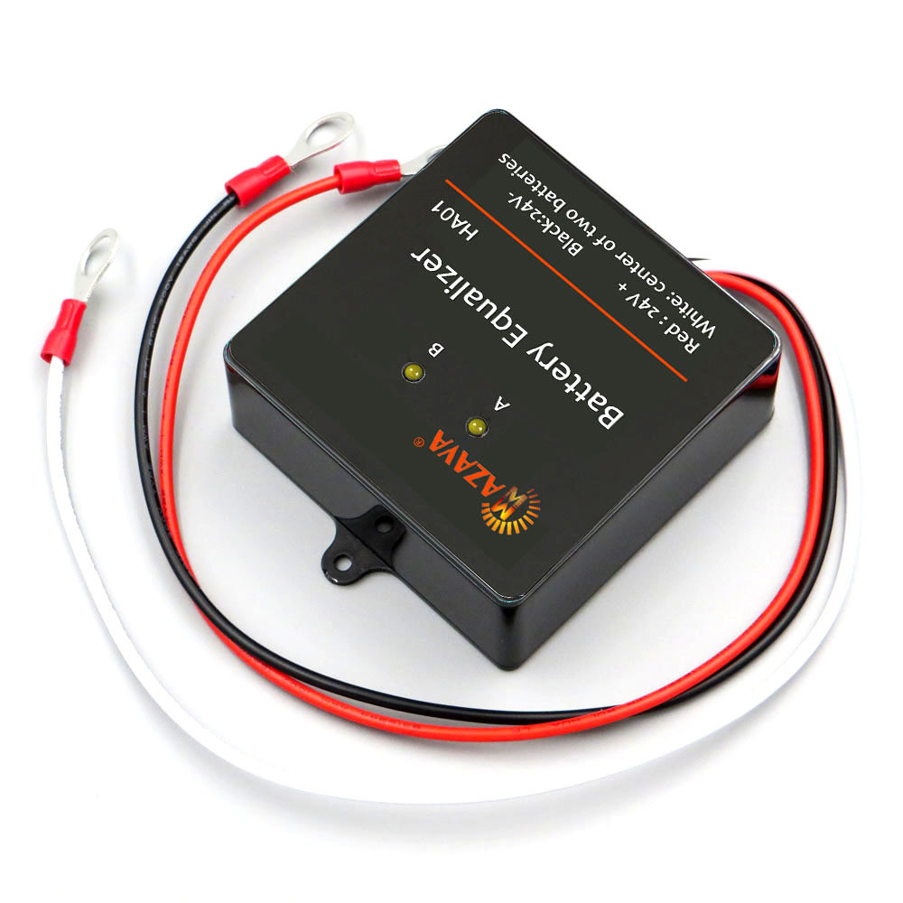 Балансир HA01 для акумуляторних батарей AGM, GEL, Li-ion, LiFePo4, 2x12V, 5A, 70x70x27mm, фото 1