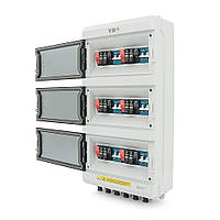 Комбінатор для сонячних систем YRPVB-6/6CB DC600V з блискавкозахистом (6 входів/6 виходів) (струм 32А 600В)