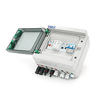 Комбінатор для сонячних систем YRPVB-2/1CB DC550V з блискавкозахистом (2 входи/1 вихід) (струм 20А 550В)