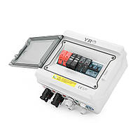 Комбінатор для сонячних систем YRPVB-2/1CB DC550V блискавкозахист+замок (2входу/1 вихід)(струм 20А 550В)