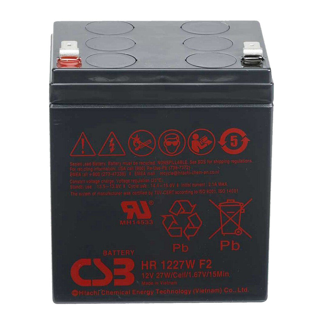 Акумуляторна батарея CSB HR1227WF2, 12V 6,5Ah (90х70х106мм), 1.97 kg Q10, фото 1