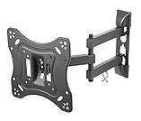 Кронштейн Satelit 19-43PIVOT200A (VESA200х200) ( Чорний ) DS, фото 5